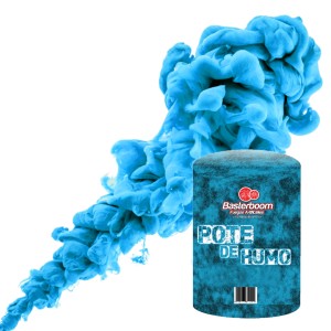 POTE DE HUMO CHICO CELESTE x 1u
